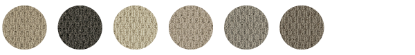 Kingscliff carpet colour swatches showing six neutral shades, including beige, taupe and grey, available from Go Carpets Gold Coast and Tweed Heads.